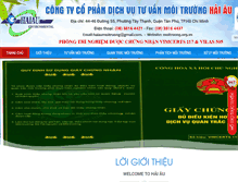 Tablet Screenshot of moitruong.org.vn